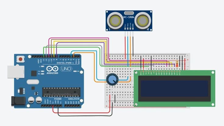 Building a Distance-Measuring LED Indicator Using Arduino and Ultrasonic Sensor 🔥