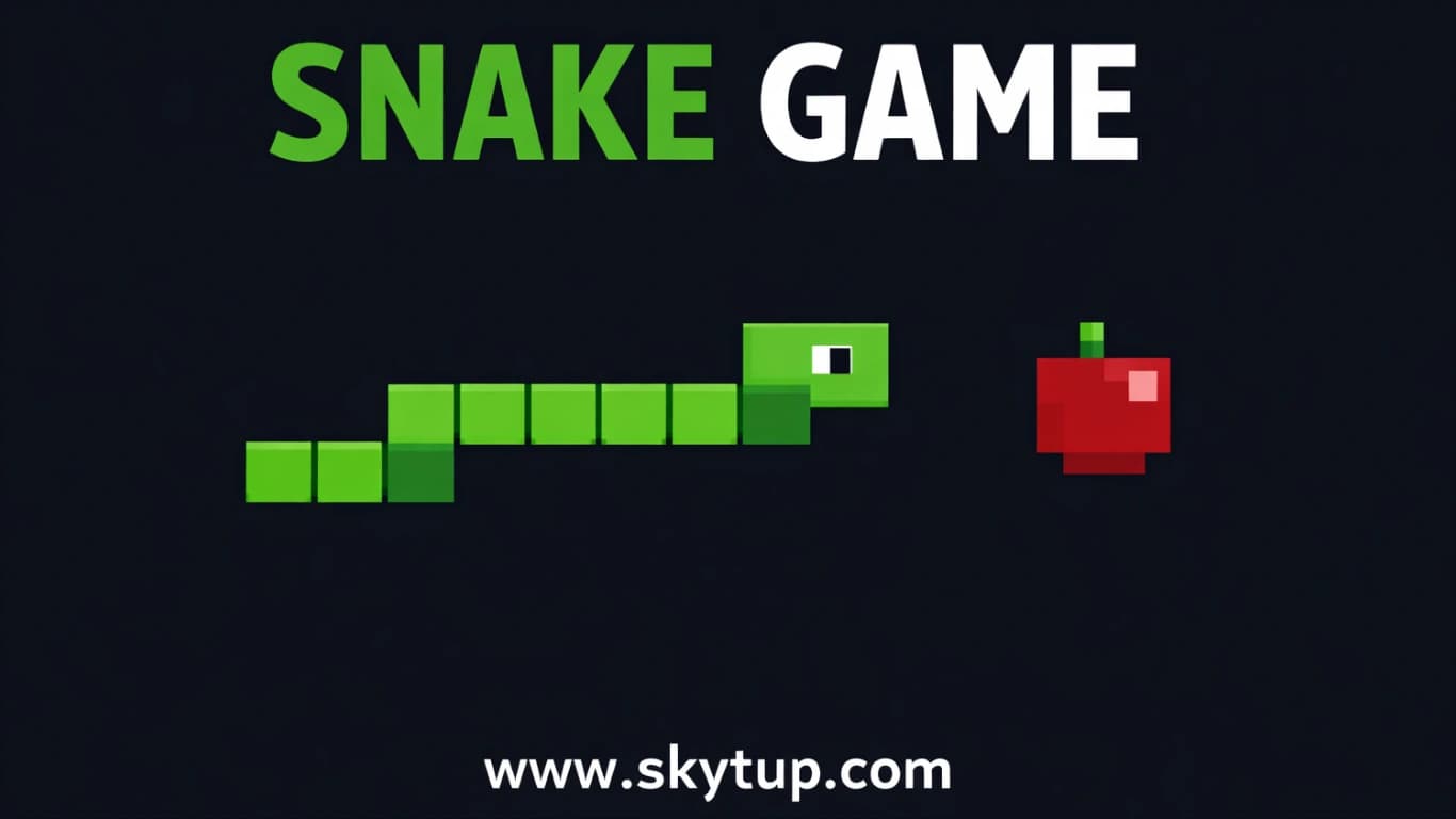 Snake Game in HTML, CSS, and JavaScript - Complete Source Code with Step-by-Step Logic Explanation