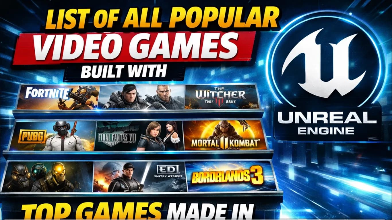 The Powerhouse Engine - A Comprehensive List of Popular Video Games Built with Unreal Engine