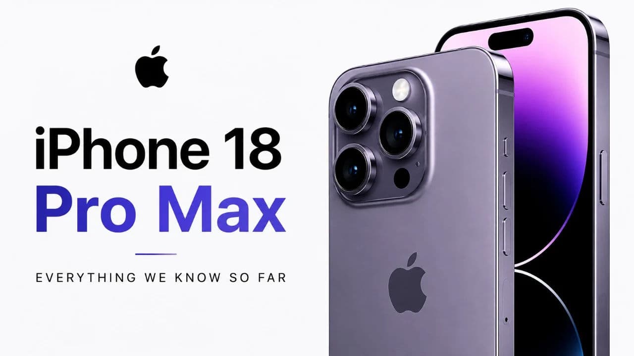 iPhone 18 Pro Max: Release Date, Features, Price, Camera Upgrades, and Everything We Know So Far